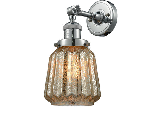 Innovations - 203-PC-G146 - One Light Wall Sconce - Franklin Restoration - Polished Chrome