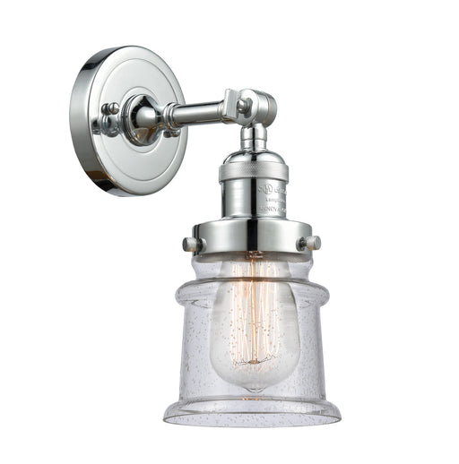 Innovations - 203-PC-G184 - One Light Wall Sconce - Franklin Restoration - Polished Chrome