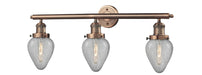 Innovations - 205-AC-G165 - Three Light Bath Vanity - Franklin Restoration - Antique Copper