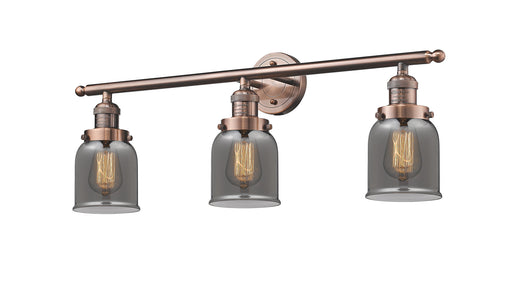 Innovations - 205-AC-G53 - Three Light Bath Vanity - Franklin Restoration - Antique Copper