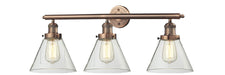 Innovations - 205-AC-G62 - Three Light Bath Vanity - Franklin Restoration - Antique Copper