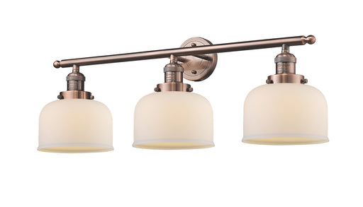 Innovations - 205-AC-G71 - Three Light Bath Vanity - Franklin Restoration - Antique Copper