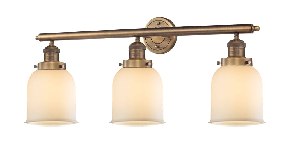 Innovations - 205-BB-G51 - Three Light Bath Vanity - Franklin Restoration - Brushed Brass