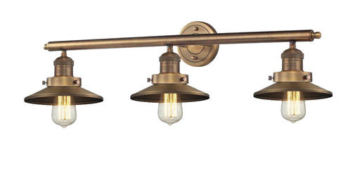 Innovations - 205-BB-M4 - Three Light Bath Vanity - Franklin Restoration - Brushed Brass