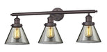 Innovations - 205-OB-G43 - Three Light Bath Vanity - Franklin Restoration - Oil Rubbed Bronze