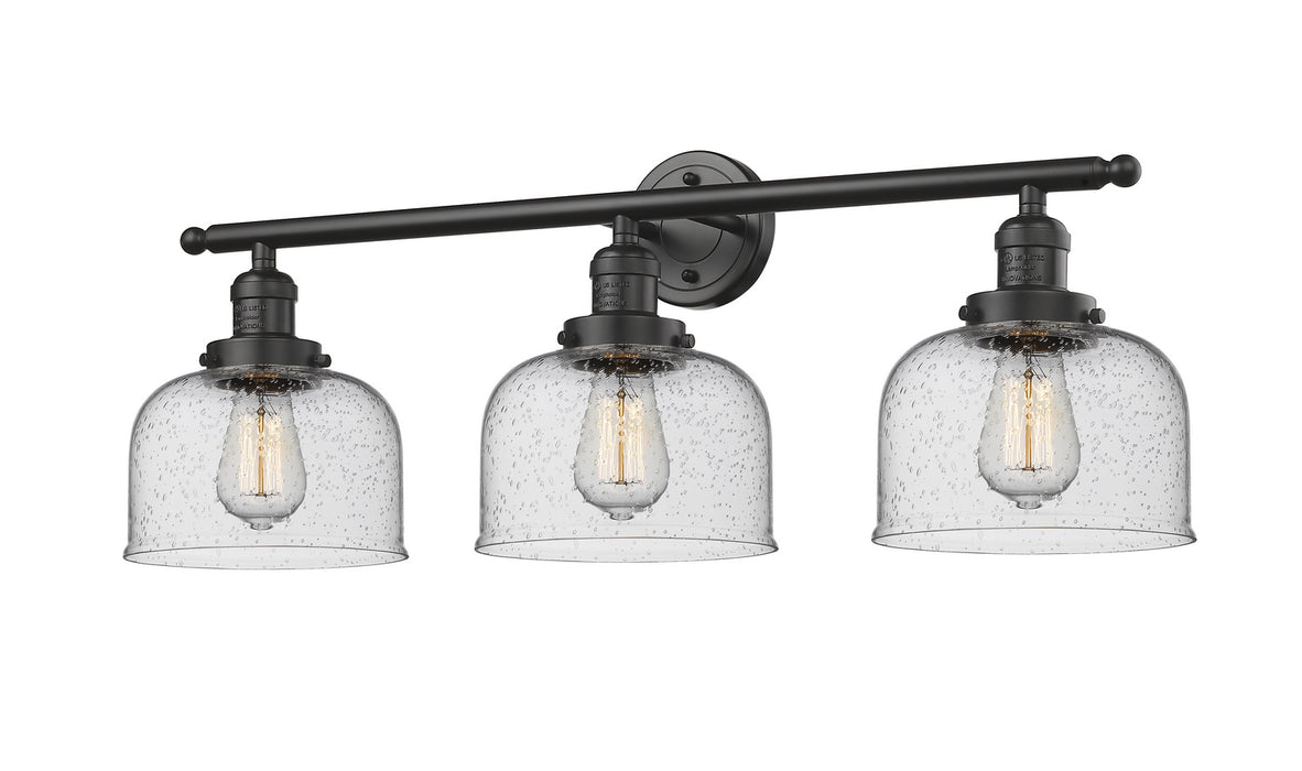 Innovations - 205-OB-G74 - Three Light Bath Vanity - Franklin Restoration - Oil Rubbed Bronze