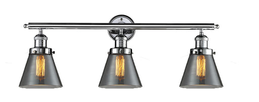 Franklin Restoration Three Light Bath Vanity Polished Chrome