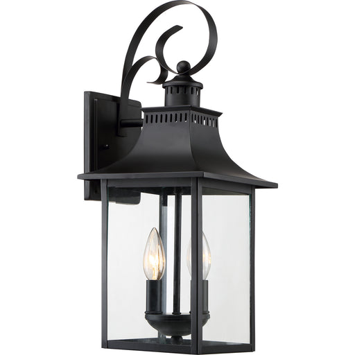 Quoizel - CCR8408K - Two Light Outdoor Wall Lantern - Chancellor - Mystic Black