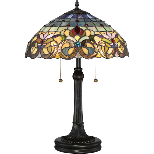 Quoizel - TF3180TVB - Two Light Table Lamp - Lyric - Vintage Bronze