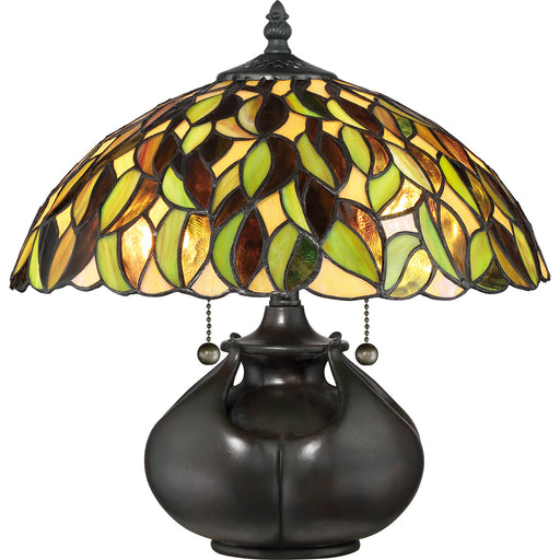 Quoizel - TF3181T - Two Light Table Lamp - Greenwood - Valiant Bronze