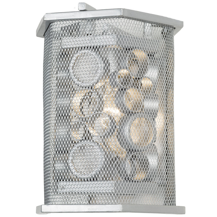 Varaluz - 293W01MS - One Light Wall Sconce - Fascination - Metallic Silver