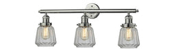 Innovations - 205-PN-G142 - Three Light Bath Vanity - Franklin Restoration - Polished Nickel