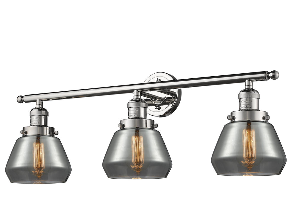 Innovations - 205-PN-G173 - Three Light Bath Vanity - Franklin Restoration - Polished Nickel