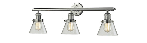 Franklin Restoration Three Light Bath Vanity Polished Nickel