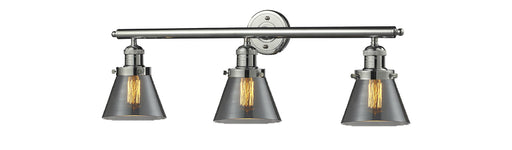 Franklin Restoration Three Light Bath Vanity Polished Nickel