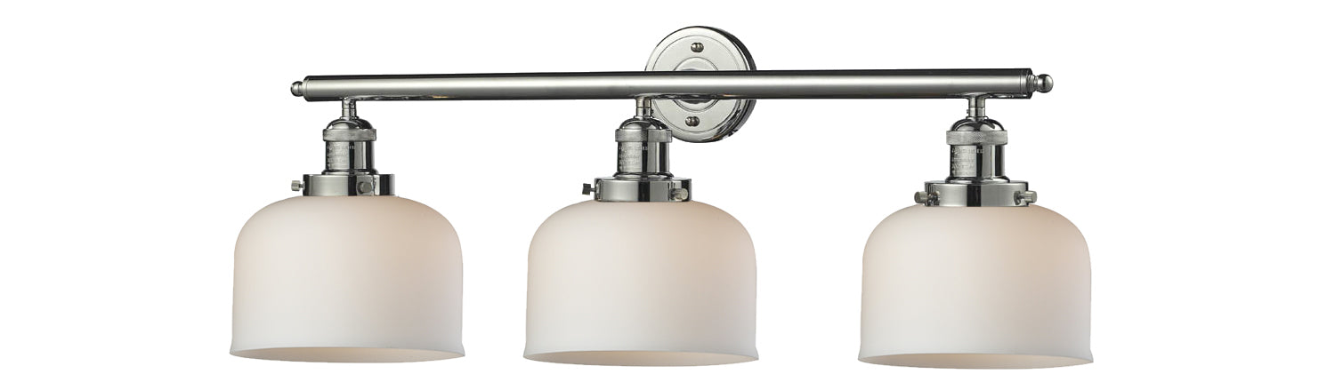 Innovations - 205-PN-G71 - Three Light Bath Vanity - Franklin Restoration - Polished Nickel