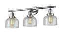 Innovations - 205-PN-G74 - Three Light Bath Vanity - Franklin Restoration - Polished Nickel