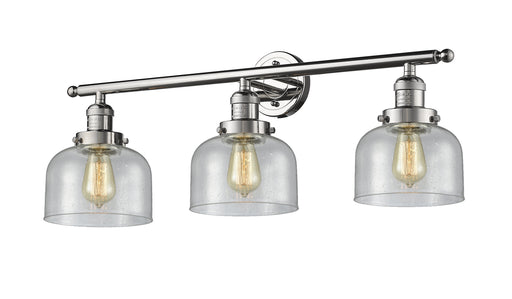 Franklin Restoration Three Light Bath Vanity Polished Nickel