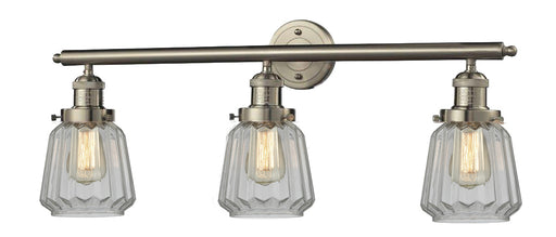 Innovations - 205-SN-G142 - Three Light Bath Vanity - Franklin Restoration - Brushed Satin Nickel