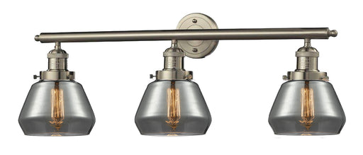 Franklin Restoration Three Light Bath Vanity Brushed Satin Nickel