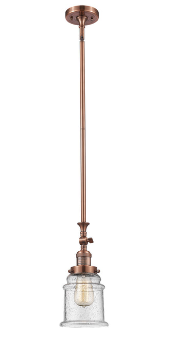 Innovations - 206-AC-G184 - One Light Mini Pendant - Franklin Restoration - Antique Copper
