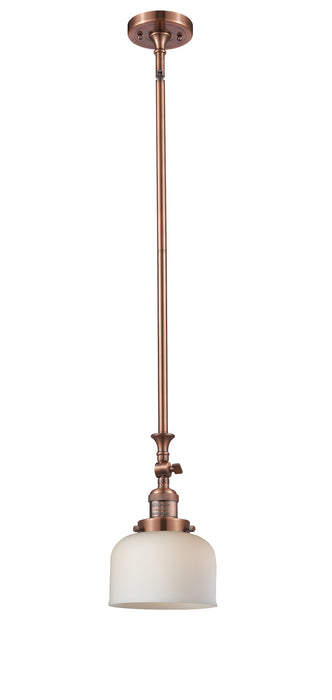 Innovations - 206-AC-G71 - One Light Mini Pendant - Franklin Restoration - Antique Copper