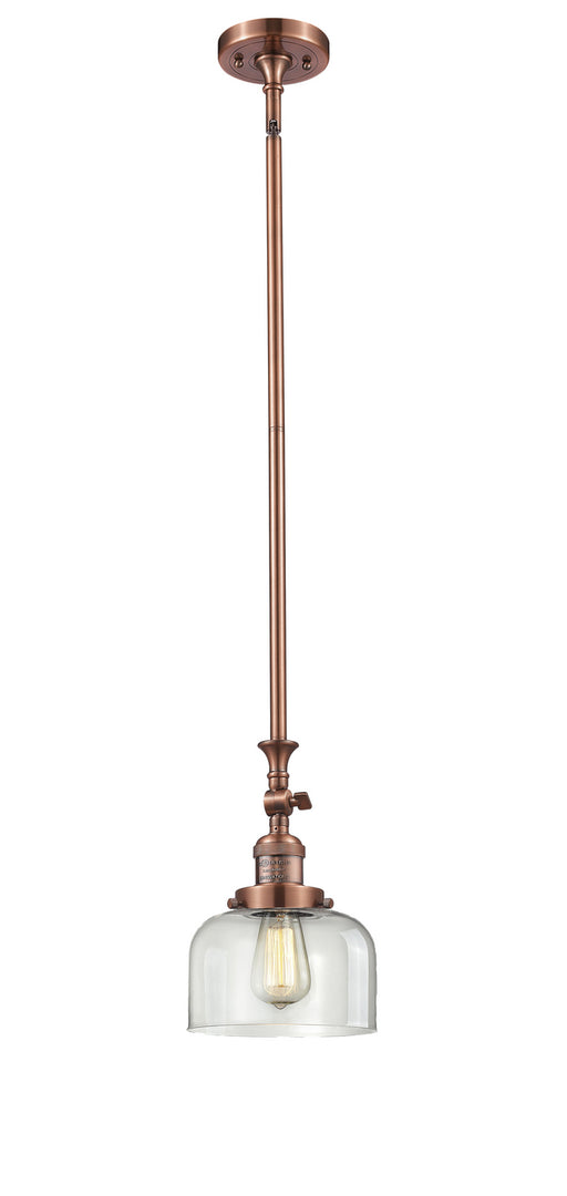 Innovations - 206-AC-G72 - One Light Mini Pendant - Franklin Restoration - Antique Copper