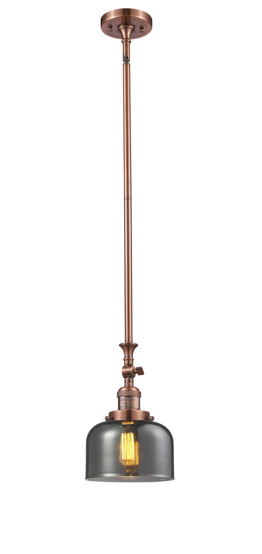 Innovations - 206-AC-G73 - One Light Mini Pendant - Franklin Restoration - Antique Copper