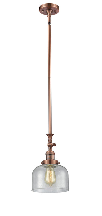 Innovations - 206-AC-G74 - One Light Mini Pendant - Franklin Restoration - Antique Copper