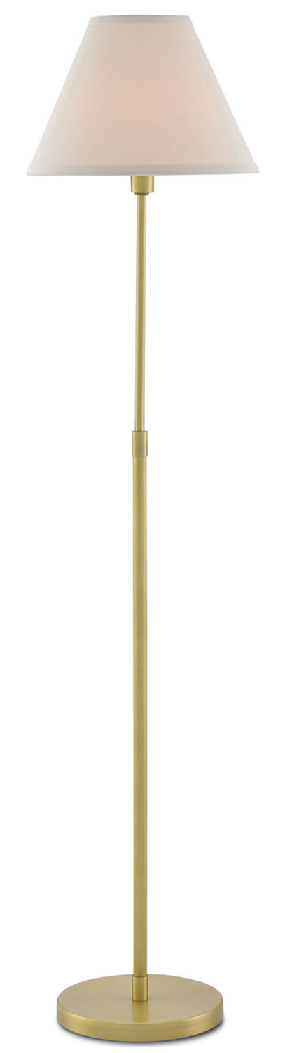 Currey and Company - 8000-0011 - One Light Floor Lamp - Dain - Antique Brass