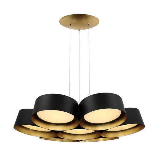 Modern Forms - PD-52734-GL - LED Chandelier - Marimba - Gold Leaf/Bronze
