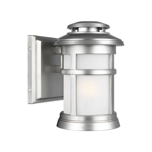 Generation Lighting - OL14300PBS - One Light Outdoor Wall Lantern - Newport - Painted Brushed Steel