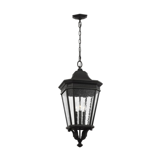 Generation Lighting - OL5432BK - Three Light Hanging Lantern - Cotswold Lane - Black