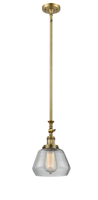 Innovations - 206-BB-G172 - One Light Mini Pendant - Franklin Restoration - Brushed Brass