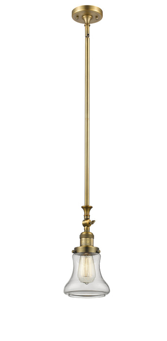 Innovations - 206-BB-G192 - One Light Mini Pendant - Franklin Restoration - Brushed Brass