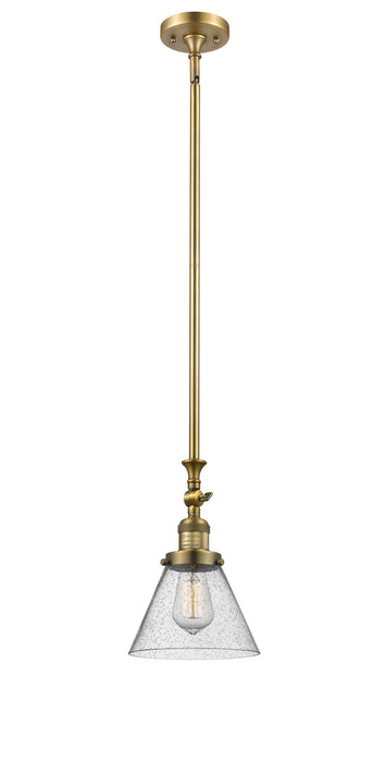 Innovations - 206-BB-G44 - One Light Mini Pendant - Franklin Restoration - Brushed Brass