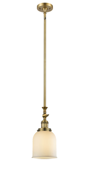 Innovations - 206-BB-G51 - One Light Mini Pendant - Franklin Restoration - Brushed Brass