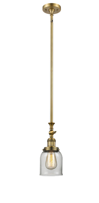 Innovations - 206-BB-G52 - One Light Mini Pendant - Franklin Restoration - Brushed Brass