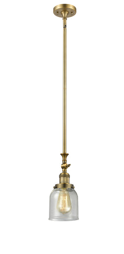Franklin Restoration One Light Mini Pendant Brushed Brass