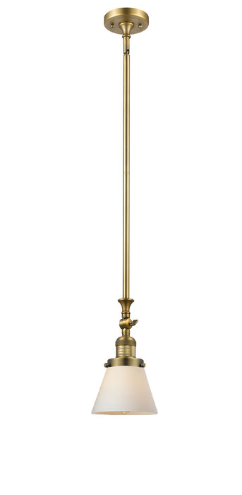 Innovations - 206-BB-G61 - One Light Mini Pendant - Franklin Restoration - Brushed Brass