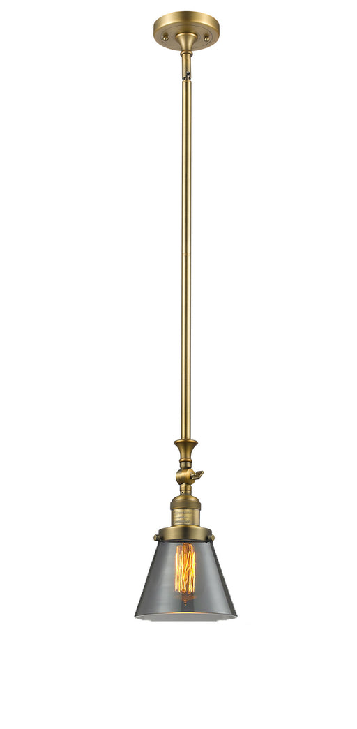 Innovations - 206-BB-G63 - One Light Mini Pendant - Franklin Restoration - Brushed Brass