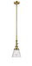 Innovations - 206-BB-G64 - One Light Mini Pendant - Franklin Restoration - Brushed Brass