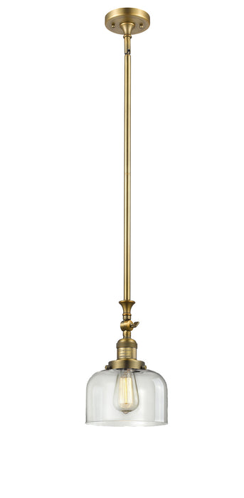 Innovations - 206-BB-G72 - One Light Mini Pendant - Franklin Restoration - Brushed Brass