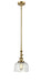Innovations - 206-BB-G72 - One Light Mini Pendant - Franklin Restoration - Brushed Brass