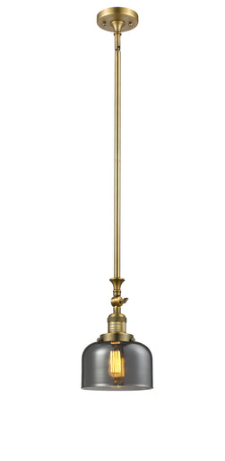 Franklin Restoration One Light Mini Pendant Brushed Brass