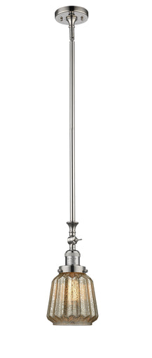 Franklin Restoration One Light Mini Pendant Polished Nickel