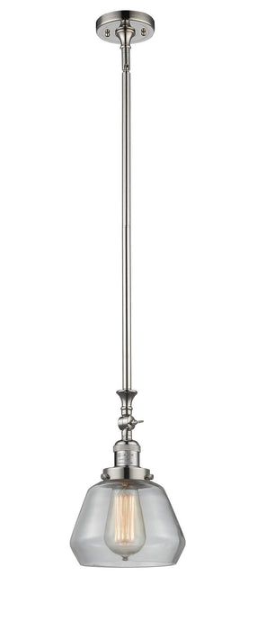 Innovations - 206-PN-G172 - One Light Mini Pendant - Franklin Restoration - Polished Nickel