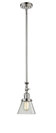 Franklin Restoration One Light Mini Pendant Polished Nickel