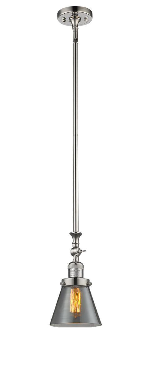 Innovations - 206-PN-G63 - One Light Mini Pendant - Franklin Restoration - Polished Nickel