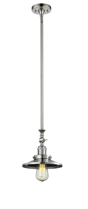 Innovations - 206-PN-M1 - One Light Mini Pendant - Franklin Restoration - Polished Nickel
